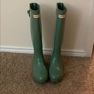 Green Hunter Boots!!!!